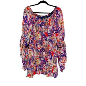 New Directions Boho Fairy Soft Indie Top Womens Size 3X‎ Wanderlust Hippie Chic